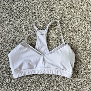 White Sports Bra